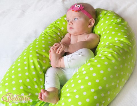 Bobono Poduszka ciążowa Longer dla kobiet w ciąży do spania + zdejmowana poszewka - Sówki niebieskie