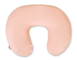 Bobono Poduszka rogal do karmienia fasolka + zdejmowana poszewka - pudrowy róż