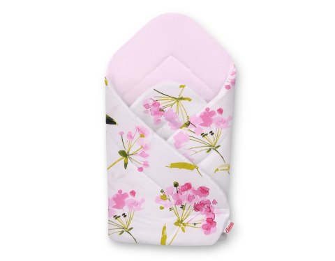Bobono Rożek dla niemowląt miękki - flowers różowe