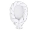 My Sweet Baby Kokon niemowlęcy pleciony 2 w 1 - biały
