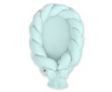 My Sweet Baby Kokon niemowlęcy pleciony 2 w 1 - miętowy