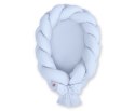 My Sweet Baby Kokon niemowlęcy pleciony 2 w 1- niebieski