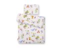 Bobono Komplet pościeli dla niemowląt z wypełnieniem 2-cz 75x100cm NEWBORN - rycerz i smok