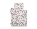 Bobono Komplet pościeli dla niemowląt z wypełnieniem 2-cz 75x100cm NEWBORN - tęcza