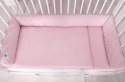 My Sweet Baby 2w1 - Kokon niemowlęcy pikowany - ochraniacz wąż - różowy