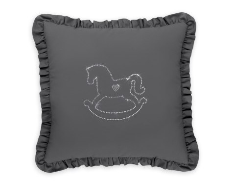 My Sweet Baby Dekoracyjna poduszka z aplikacją - antracyt