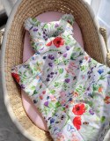 My Sweet Baby Kołderka z wypełnieniem i poduszka profilowana Miś - zestaw 2cz. - łąka