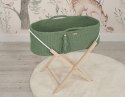 My Sweet Baby Kosz Mojżesza BOHO Handmade ze stojakiem - pistacja
