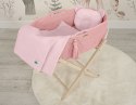 My Sweet Baby Pościel dla niemowląt z wypełnieniem kołderka i poduszka profilowana Miś - zestaw 2cz. - różowy