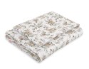 Bobono Komplet pościeli dla dzieci z wypełnieniem 120x90cm - woodland olive