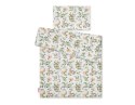 Bobono Komplet pościeli dla dzieci z wypełnieniem 135x100 cm - woodland green