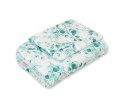 Bobono Komplet pościeli dla niemowląt z wypełnieniem 2-cz 75x100cm NEWBORN - eucaliptus mint