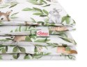 Bobono Pościel dla dzieci 2-częściowa bawełniana 120x90 cm - woodland green