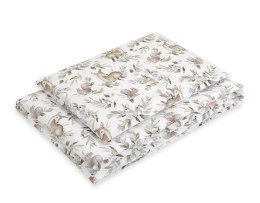 Bobono Pościel dla dzieci 2-częściowa bawełniana 120x90 cm - woodland olive - woodland olive