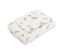 Bobono Komplet pościeli dla niemowląt z wypełnieniem 2-cz 75x100cm NEWBORN - Gąski