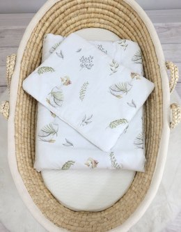 Bobono Komplet pościeli dla niemowląt z wypełnieniem 2-cz 75x100cm NEWBORN - Gąski