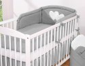 Bobono Pościel 3-cz 135x100 - Serduszka antracyt