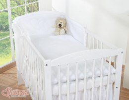 Bobono Pościel 3-cz 135x100 - Serduszka białe