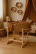 My Sweet Baby Kosz Mojżesza BOHO Handmade z kołyską - caramel