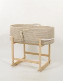 My Sweet Baby Kosz Mojżesza BOHO Handmade z kołyską - jasny beż
