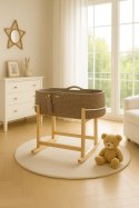 My Sweet Baby Kosz Mojżesza BOHO Handmade z kołyską - sand