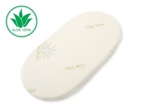 My Sweet Baby Materac do kosza Mojżesza BOHO - ALOE VERA z aloesem