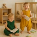 My Sweet Baby Muślinowy śpiworek dla dzieci z nogawkami XL 2-4 lata letni TOG 1.0 - musztardowy
