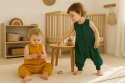 My Sweet Baby Muślinowy śpiworek dla dzieci z nogawkami XL 2-4 lata letni TOG 1.0 - musztardowy
