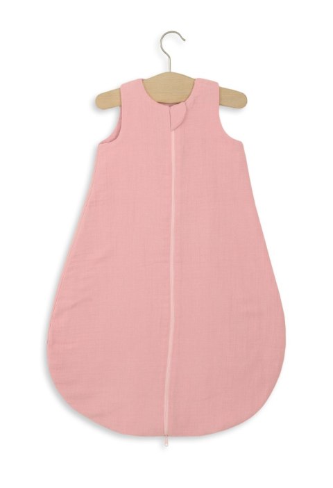 My Sweet Baby Muślinowy śpiworek dla dzieci zaokrąglony M 6-12 mcy letni TOG 1.0 - pastel pink