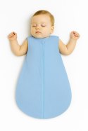 My Sweet Baby Muślinowy śpiworek dla dzieci zaokrąglony S 0-6 mcy letni TOG 1.0 - blue