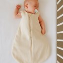 My Sweet Baby Muślinowy śpiworek dla dzieci zaokrąglony S 0-6 mcy letni TOG 1.0 - cream
