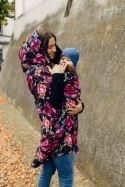 Asymetryczna Bluza - Peony - rozmiar L (87% bawełna, 10% elastan, 3% poliester)
