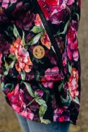 Asymetryczna Bluza - Peony - rozmiar M (87% bawełna, 10% elastan, 3% poliester)