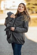 Kurtka Softshell do noszenia dzieci - Szara - rozmiar XL
