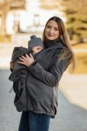 Kurtka Softshell do noszenia dzieci - Szara - rozmiar XL
