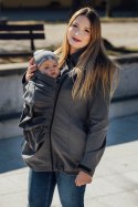 Kurtka Softshell do noszenia dzieci - Szara - rozmiar XL