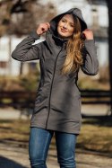 Kurtka Softshell do noszenia dzieci - Szara - rozmiar XL