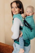 Nakładki ochronne na pasy ramienne, (60% bawełna, 40% poliester) - Zestaw - MAŁA JODEŁKA OMBRE ZIELEŃ