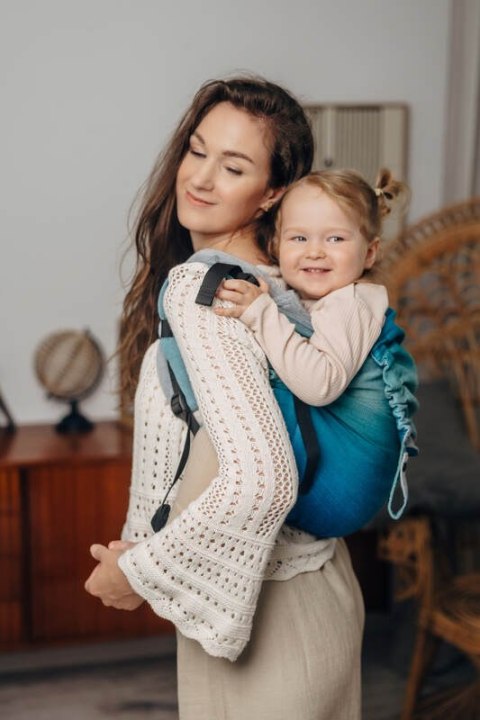 Nosidło Klamrowe Onbuhimo PRO z tkaniny skośno-krzyżowej (100% bawełna), rozmiar Preschool - AIRGLOW
