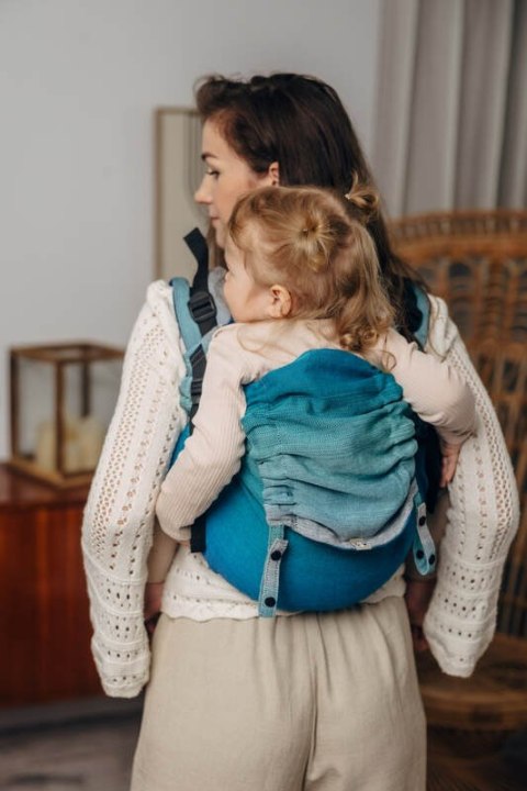 Nosidło Klamrowe Onbuhimo PRO z tkaniny skośno-krzyżowej (100% bawełna), rozmiar Preschool - AIRGLOW
