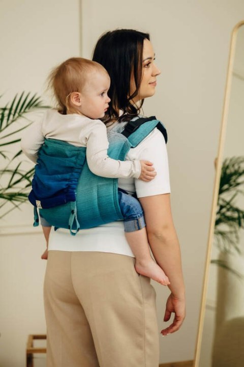 Nosidło Klamrowe Onbuhimo PRO z tkaniny skośno-krzyżowej (100% bawełna), rozmiar Standard - AIRGLOW