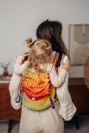 Nosidło Klamrowe Onbuhimo PRO z tkaniny żakardowej (100% bawełna), rozmiar Preschool - TĘCZOWY LOTOS