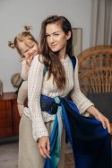 Nosidełko LennyHybrid Half Buckle, splot skośno-krzyżowy, 100% bawełna , rozmiar preschool - AIRGLOW