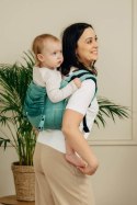 Nosidło Klamrowe Onbuhimo PRO splot jodełkowy (100% bawełna), rozmiar Toddler - MAŁA JODEŁKA OMBRE ZIELEŃ