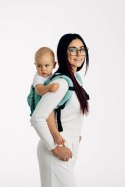 Nosidło Klamrowe Onbuhimo PRO z tkaniny skośno-krzyżowej (100% bawełna), rozmiar Toddler - MATCHA