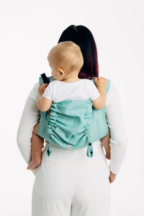 Nosidło Klamrowe Onbuhimo PRO z tkaniny skośno-krzyżowej (100% bawełna), rozmiar Toddler - MATCHA