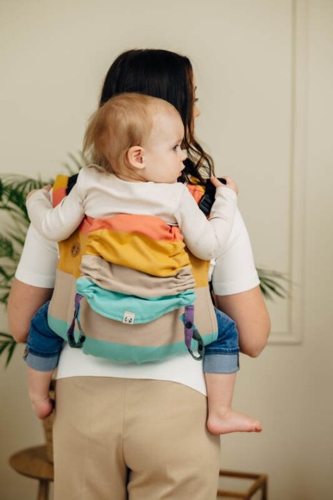 Nosidło Klamrowe Onbuhimo PRO z tkaniny skośno-krzyżowej (100% bawełna), rozmiar Toddler - PASTELS