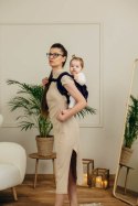 Nosidło Klamrowe Onbuhimo PRO z tkaniny żakardowej (100% bawełna), rozmiar Standard - DZIKIE WINO - BOUQUET