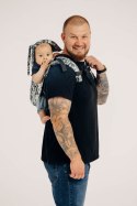Nosidło Klamrowe Onbuhimo PRO z tkaniny żakardowej (100% bawełna), rozmiar Toddler - CLOCKWORK - FIX IT