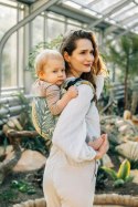 Nosidło Klamrowe Onbuhimo PRO z tkaniny żakardowej (100% bawełna), rozmiar Toddler - RAINFOREST - SELVA